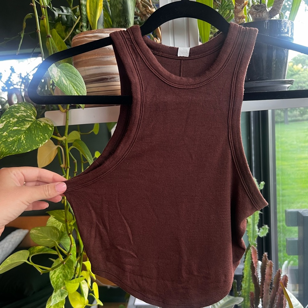 lululemon athletica Rich Brown Tank Top